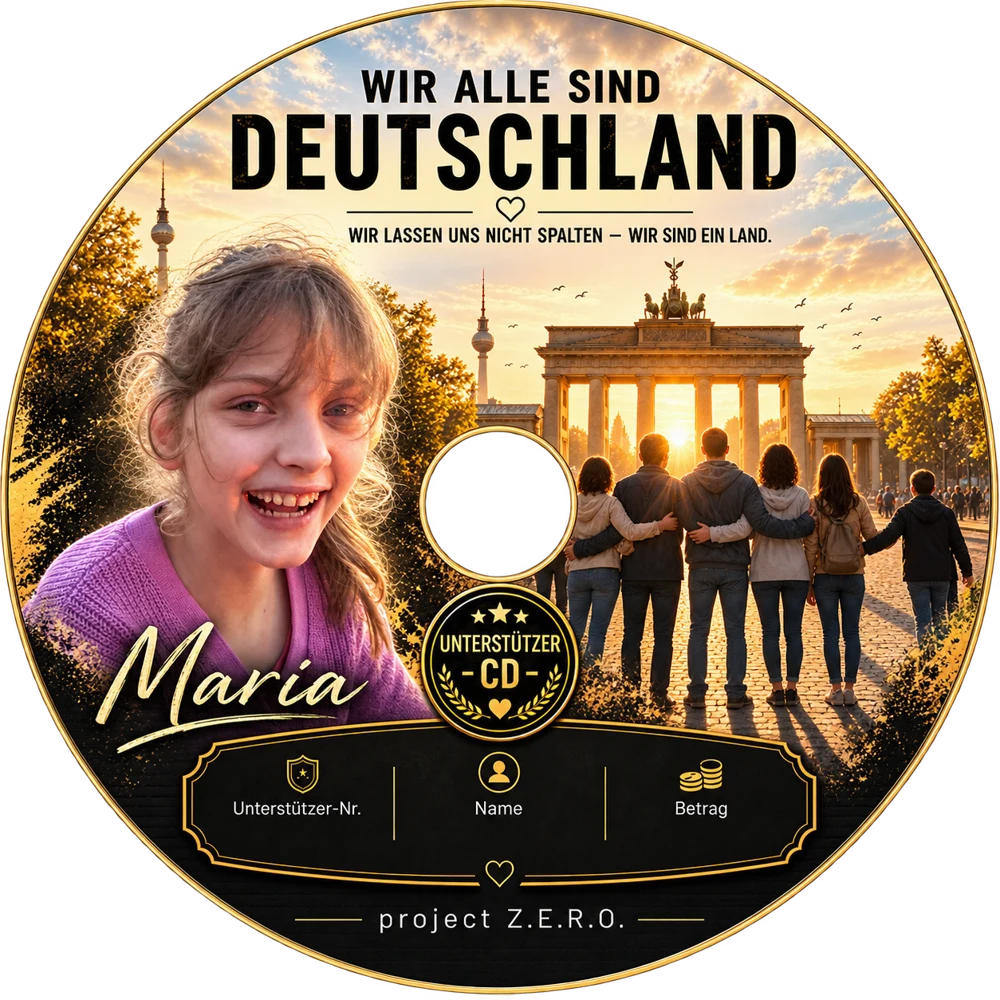 Maria Unterstützer-CD – Wir alle sind Deutschland