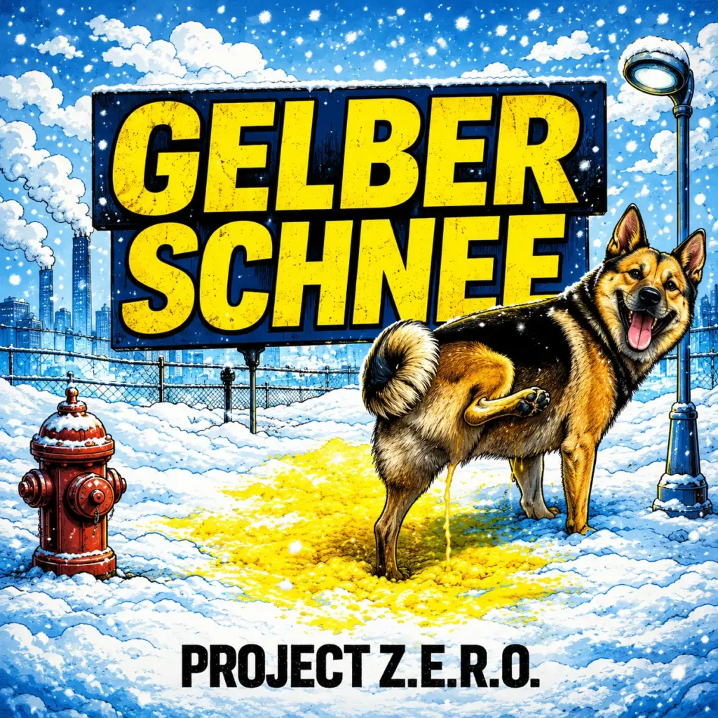 Gelber schnee cover