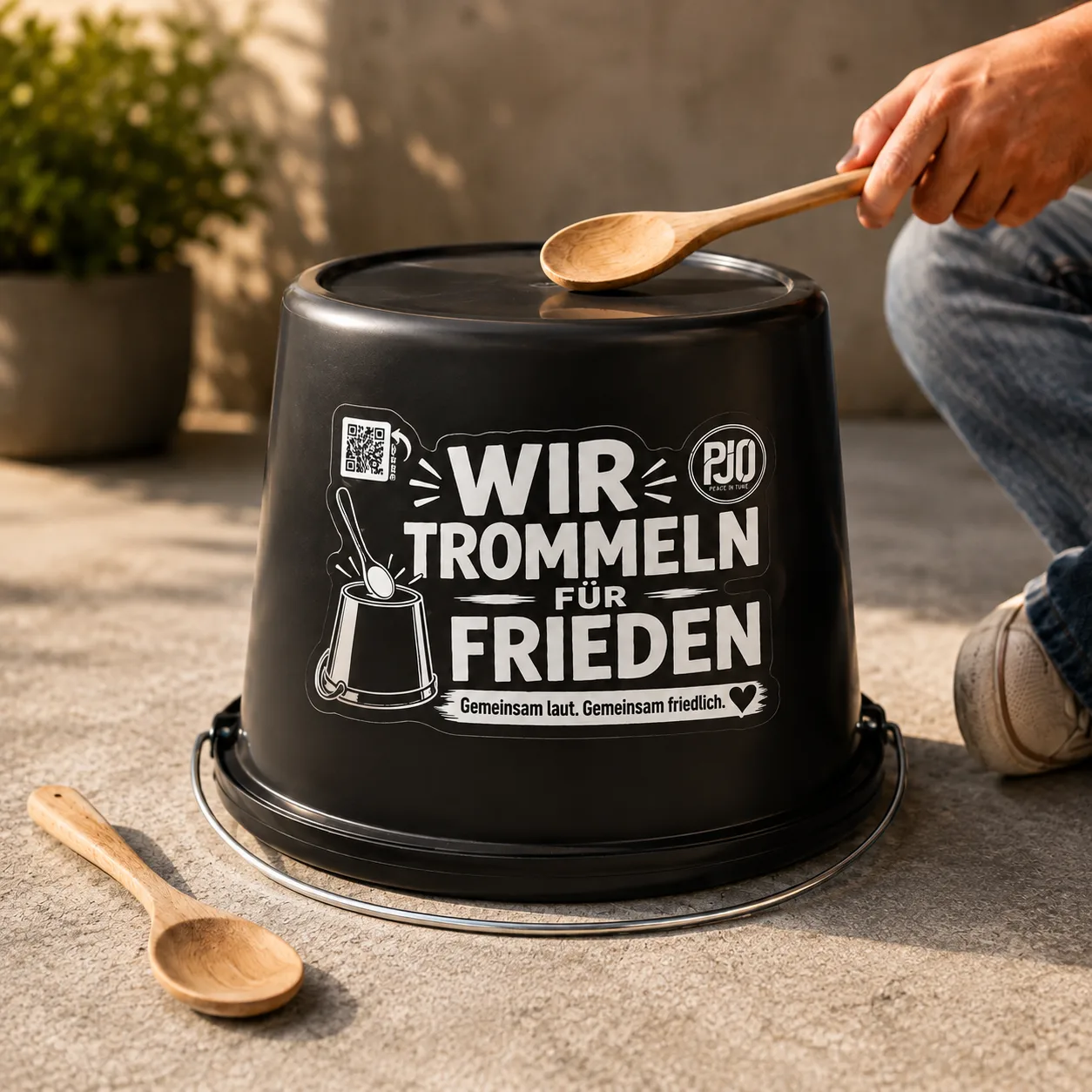 Trommeleimer Aufkleber