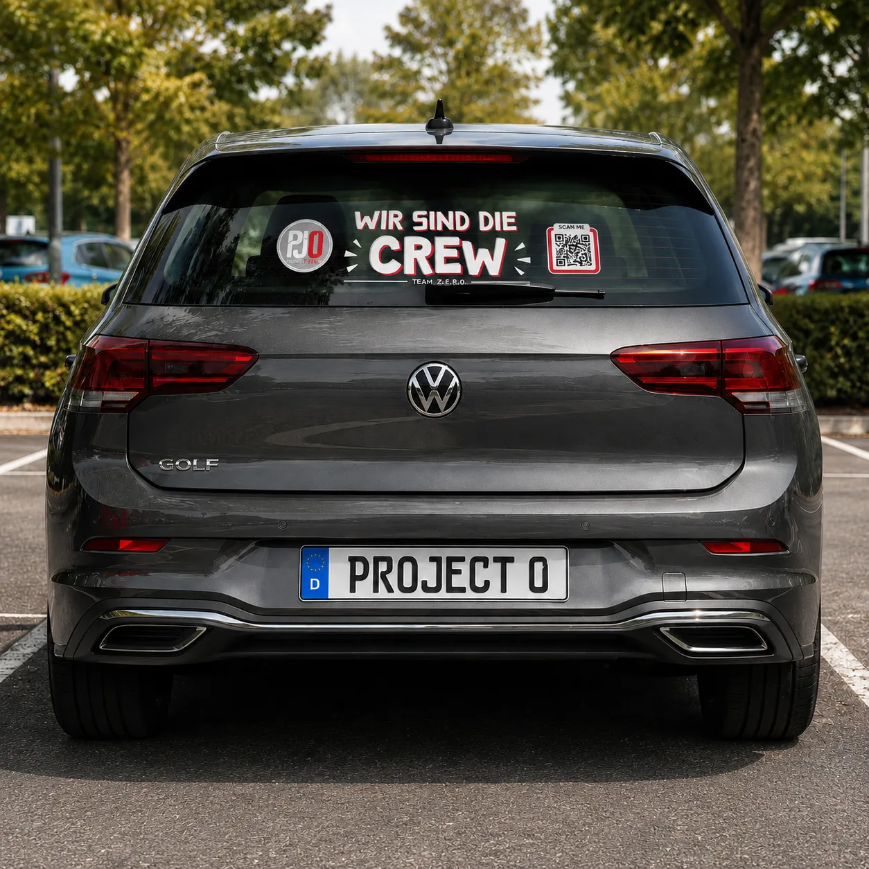 Autoaufkleber project ZERO